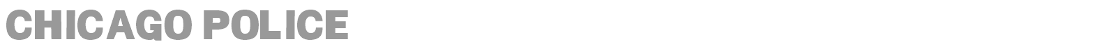 Chicago Police font preview
